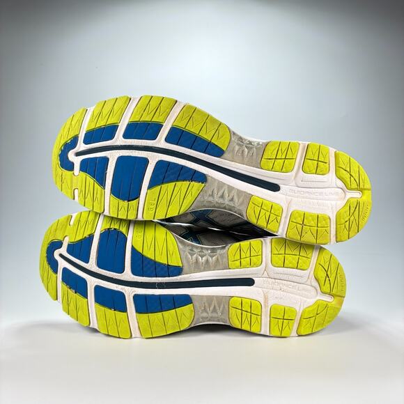 ASICS Gel Nimbus 18 Blue Gray Running Shoes Trainers T601N Men's Size 14 EE - Picture 8 of 10